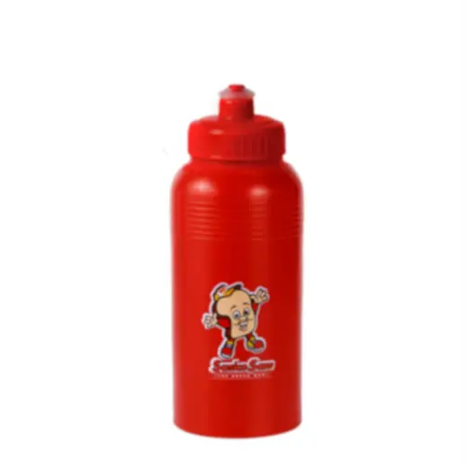 Standard 500ml Screw Cap Sports Bottle - Red